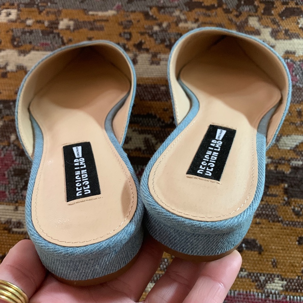 Design Lab Kimi Denim mules - Picture 3 of 8